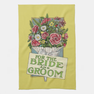 Linge De Cuisine Pour les fleurs jaunes de Cru-Style de jeune