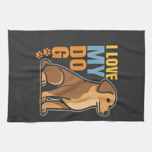 Linge De Cuisine Pourquoi j'aime mon chien � Célébration de design