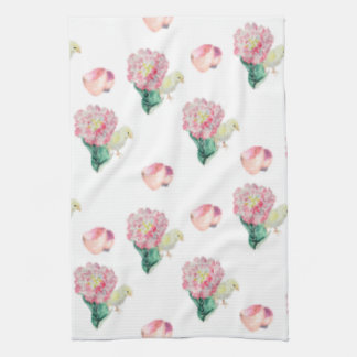 Linge De Cuisine Poussin de Pâques et Tulipe Bébé Nugget