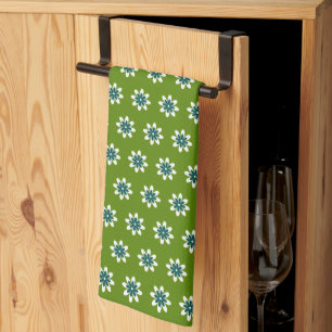 Linge De Cuisine PP 338 : Fleurs de couleur les années 70 rétro : 2