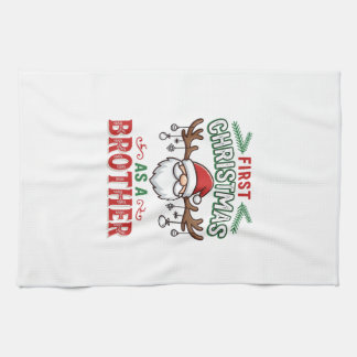 Linge De Cuisine Premier Noël en tant que frère Santa Gnome