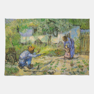 Linge De Cuisine Premières étapes (après Millet) par Vincent van Go