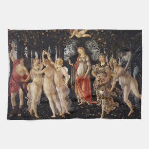 Linge De Cuisine Primavera, Allégorie du Printemps par Sandro Botti