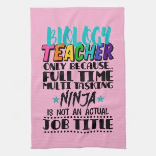 Linge De Cuisine Professeur de biologie seulement parce que plein t