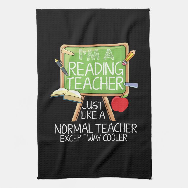 Linge De Cuisine Professeur de lecture (Vertical)