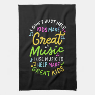 Linge De Cuisine Professeur de musique - Aidez les enfants à faire