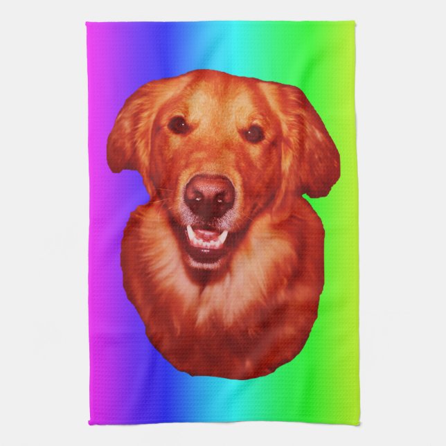 Linge De Cuisine Profil avant Red Golden Retriever (Vertical)