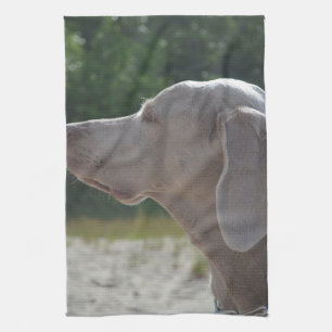Linge De Cuisine Profil doux de chien de Weimaraner