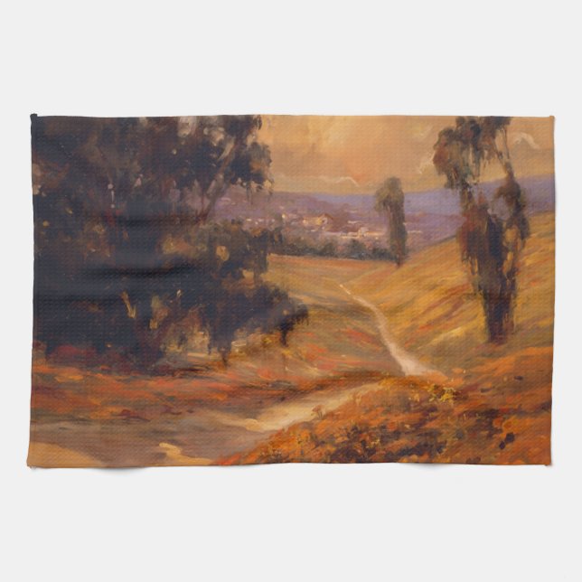 Linge De Cuisine Promenade II d'après-midi (Horizontal)