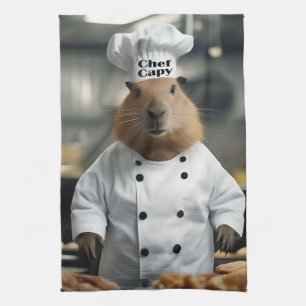Linge De Cuisine Prouesse en Pâtisserie : Chef Capybara