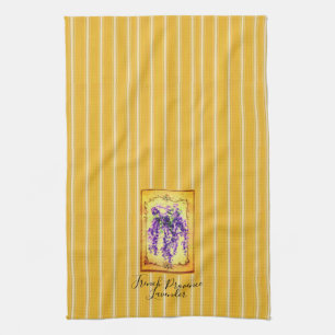 Linge De Cuisine Provence française Grandes Jaunes avec Étiquette W