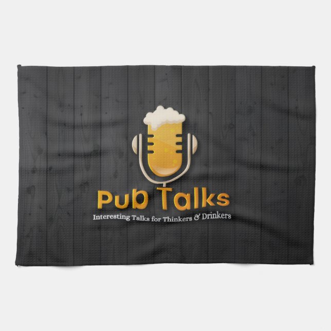 Linge De Cuisine Pub Talks Tea Towel (Horizontal)
