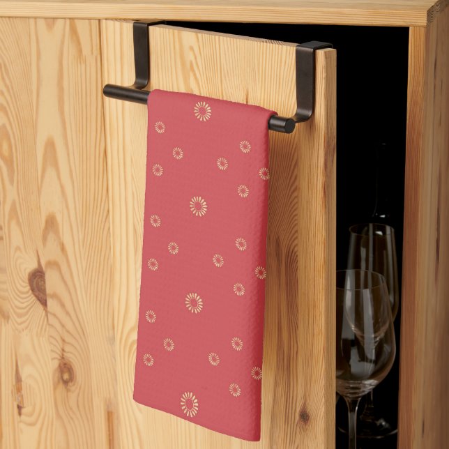 Linge De Cuisine Pumpkin | Golden Zinnia Sun (Pliage en tiers)