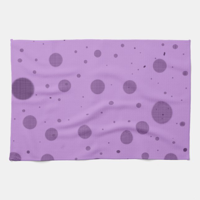 Linge De Cuisine Purple Dot Chaos (Horizontal)