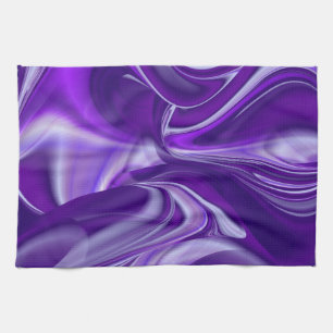 Linge De Cuisine Purple Dream, Imaginaire Abstrait Rainbow-Art