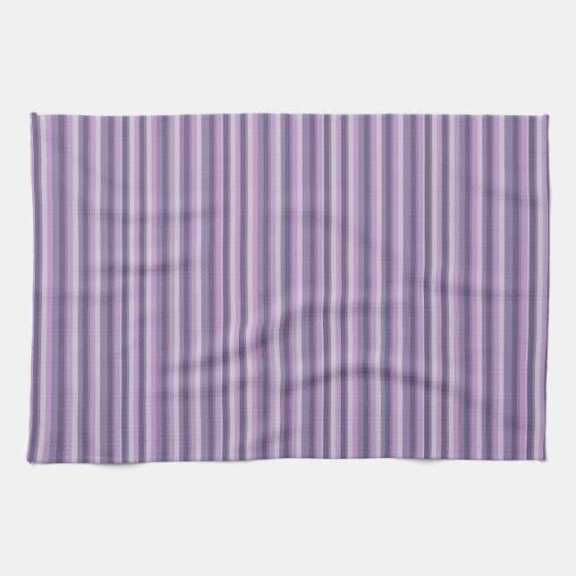 Linge De Cuisine Purple stripes (Horizontal)