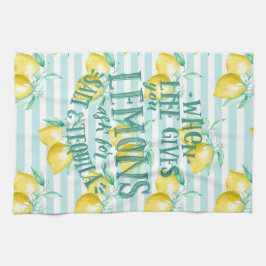 Linge De Cuisine Quand La Vie Vous Donne Des Citrons | Citation de 