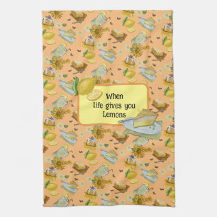 Linge De Cuisine quand la vie vous donne des citrons motif