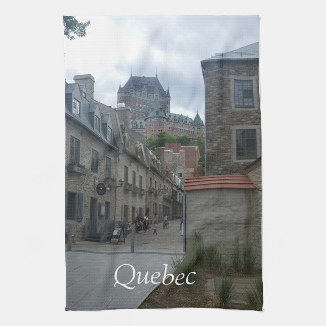 Linge De Cuisine Quartier historique de la ville de Québec (Vertical)
