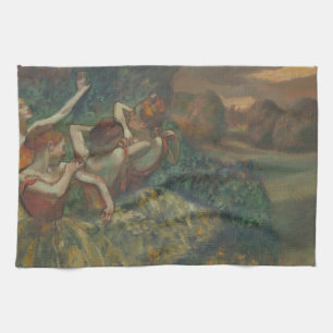 Linge De Cuisine Quatre danseuses, peinture impressionniste, Edgar