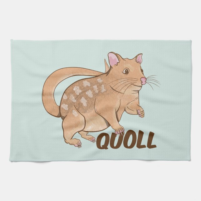 Linge De Cuisine Quoll Australian Marsupial (Horizontal)