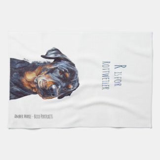 Linge De Cuisine R est pour le rottweiler