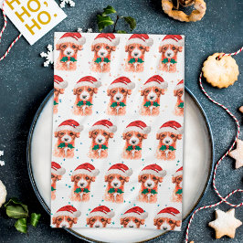 Linge De Cuisine Race de chien Cavoodle Noël Étoiles