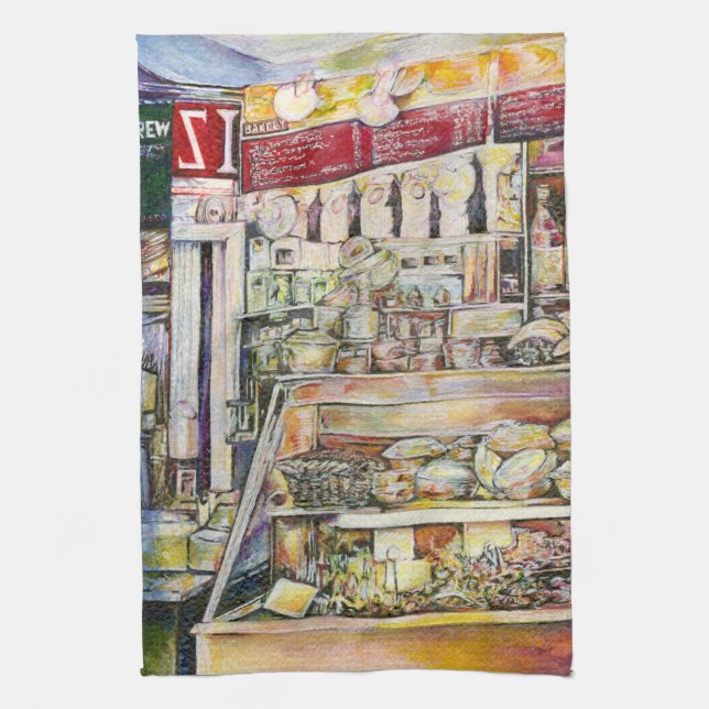 Linge De Cuisine Rafraîchir dans un déli chaud (Vertical)