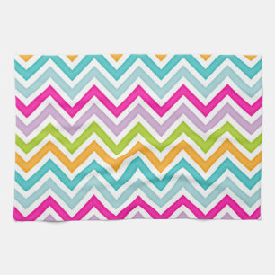 Linge De Cuisine Rainbow Chevron