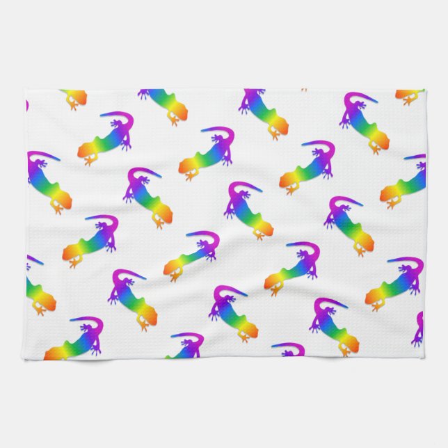 Linge De Cuisine Rainbow Salamander (Horizontal)