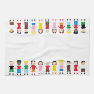 Linge De Cuisine Rangée Enfants