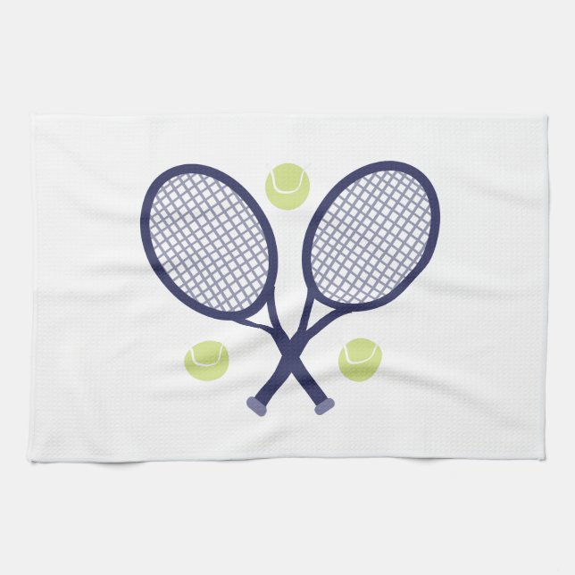 Linge De Cuisine Raquettes de tennis (Horizontal)