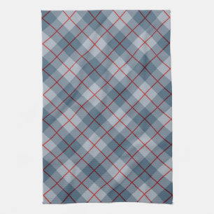 Linge De Cuisine Rayure Bleu-Rouge de plaid polarisé