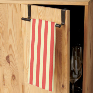 Linge De Cuisine Rayure de bande rouge Cuisine Chef