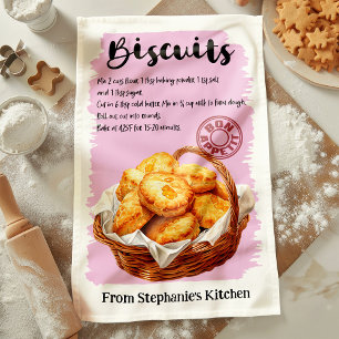 Linge De Cuisine Recette de Biscuit Personnalisée