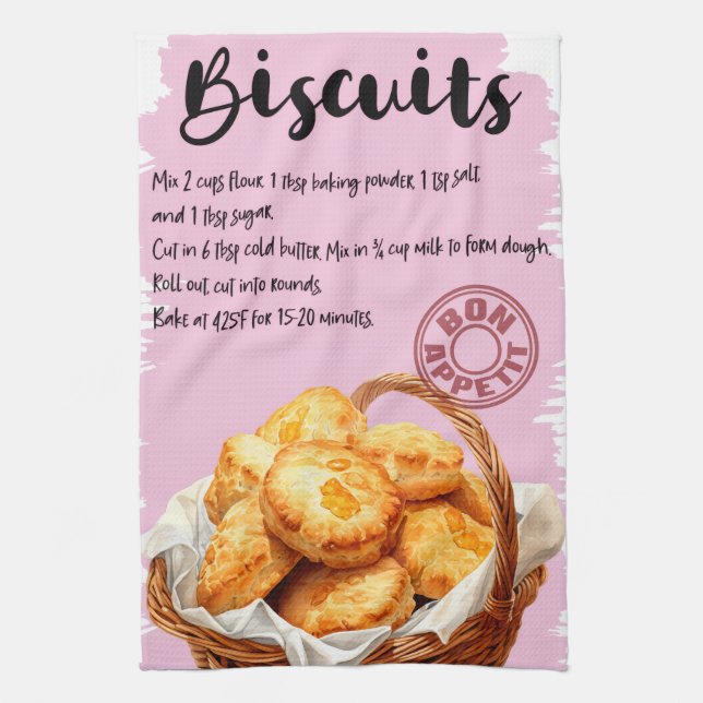 Linge De Cuisine Recette de biscuits (Vertical)