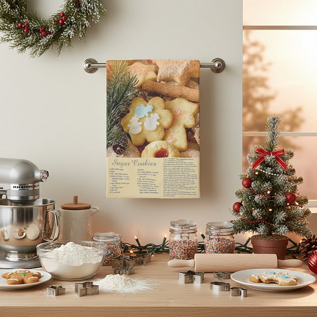 Linge De Cuisine Recette de biscuits de sucre (Créateur téléchargé)