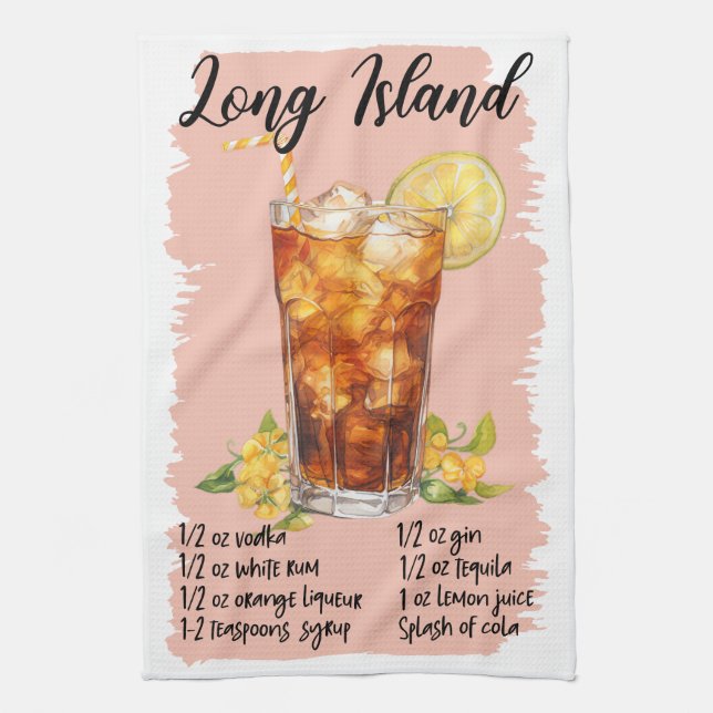 Linge De Cuisine Recette de cocktail Long Island (Vertical)