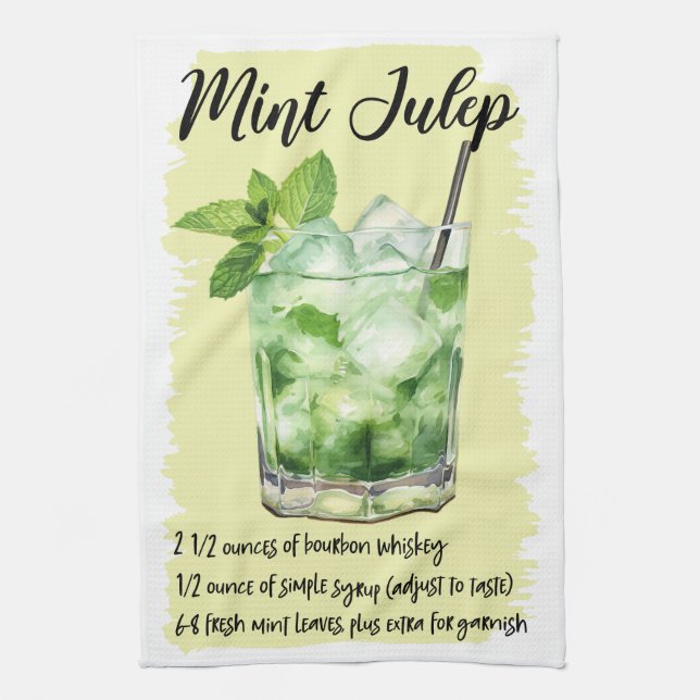 Linge De Cuisine Recette de cocktail Mint Julep (Vertical)