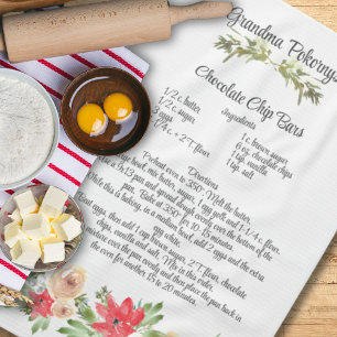 Linge De Cuisine Recette de famille Keepsaké cadeau personnalisé