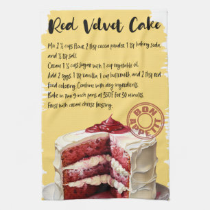 Linge De Cuisine Recette de gâteau Red Velvet