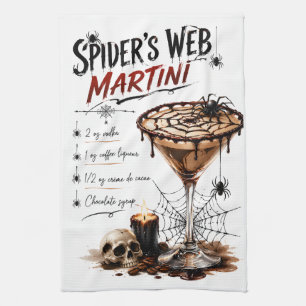 Linge De Cuisine Recette de Martini toile d'araignée