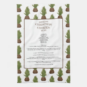 Linge De Cuisine Recette familiale Arbre de Noël Garde de vacances