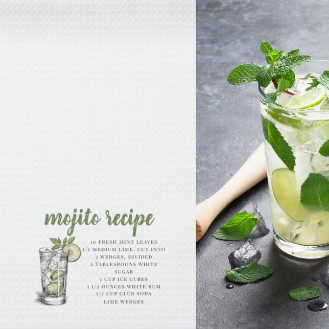 Linge De Cuisine Recette Mojito (Créateur téléchargé)