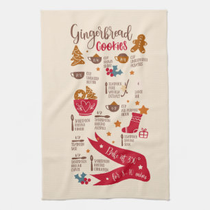 Linge De Cuisine Recette pour les cookies de pain d'épices