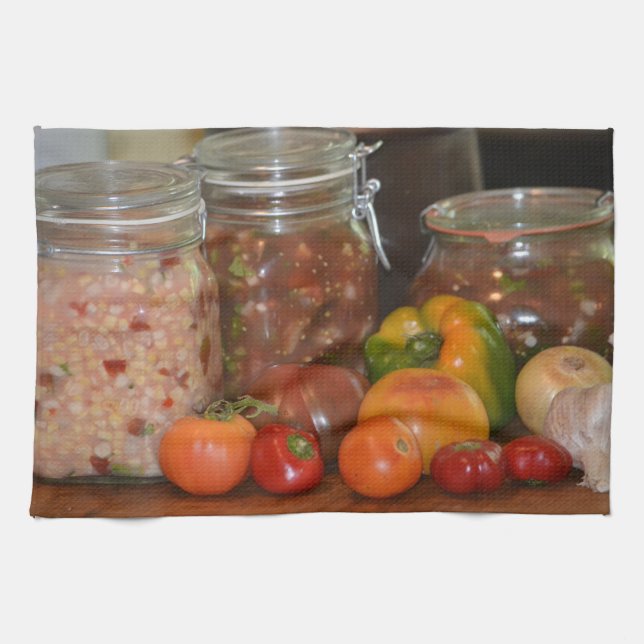 Linge De Cuisine Récolte d'été (Horizontal)