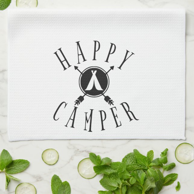 Linge De Cuisine Rendre les souvenirs heureux Camper amusant cuisin (Plié)