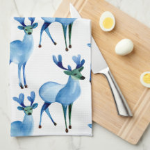Renne Bleu de Noël