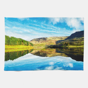 Linge De Cuisine Réservoir Dovestone en hiver