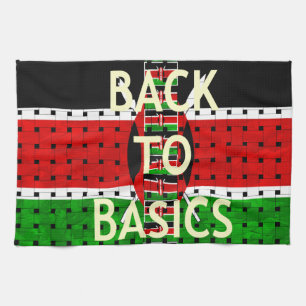 Linge De Cuisine Retour aux bases : Kenya Drapeau Thème de la cultu
